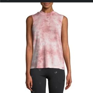 Spiritual Gangster women’s pink Tie-Dye tank top‎ scoop neck size small